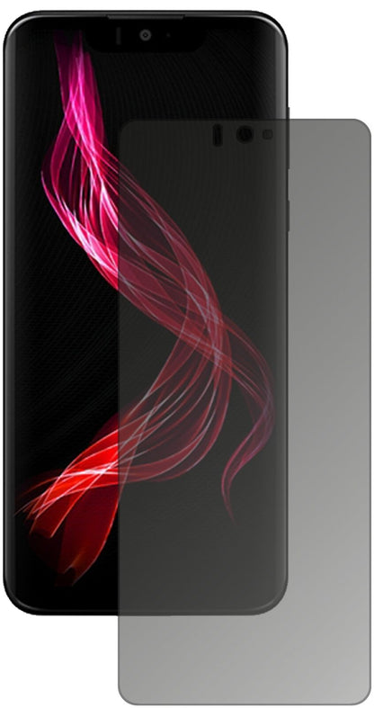 Blickschutzfolie von dipos passend für Sharp Aquos Zero, präziser Zuschnitt und blasenfrei montiert
