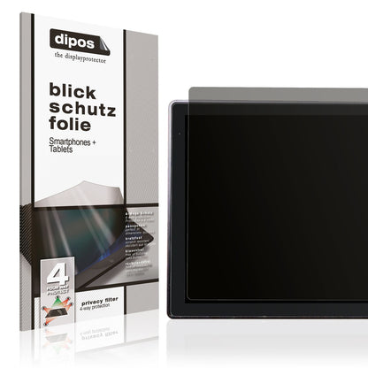 Blickschutzfolie von dipos passend für Shelly Wall Display, präziser Zuschnitt und blasenfrei montiert
