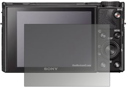 Blickschutzfolie von dipos passend für Sony RX100 VII, präziser Zuschnitt und blasenfrei montiert