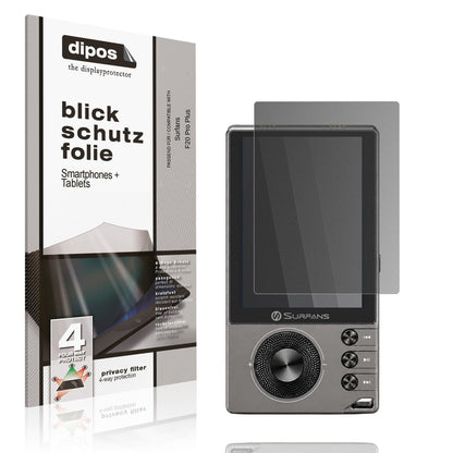 Displayschutz mit Blickschutzfilter-Effekt zur Unterstützung beim Schutz sensibler Daten