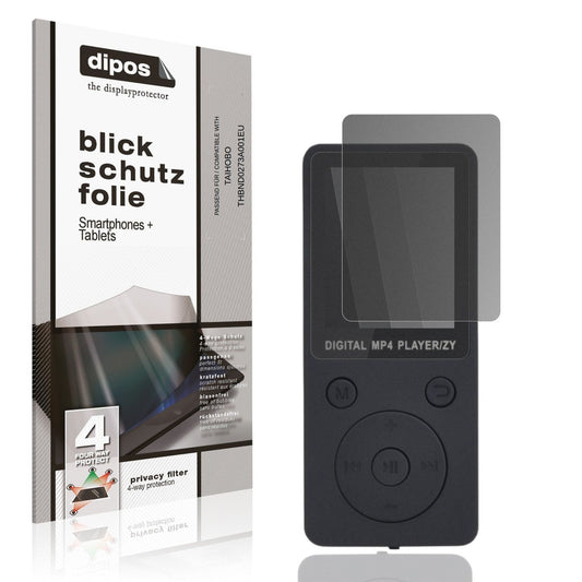 Displayschutz mit Blickschutzfilter-Effekt zur Unterstützung beim Schutz sensibler Daten