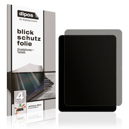 Blickschutzfolie von dipos passend für Teclast Artpad Pro 12.7 Zoll, präziser Zuschnitt und blasenfrei montiert