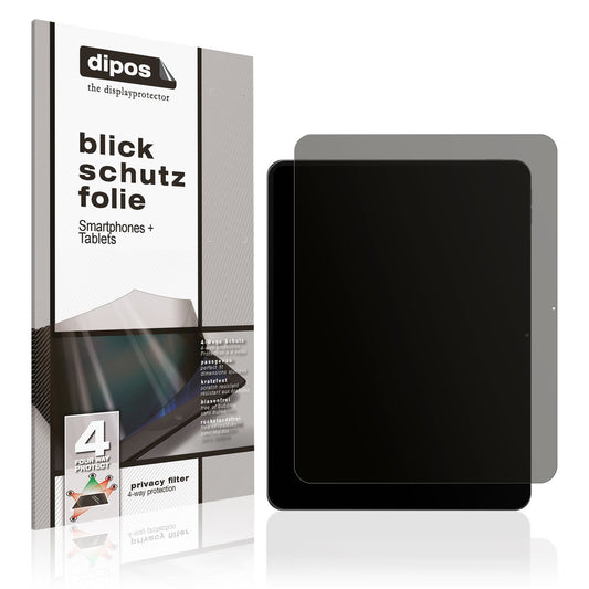 Blickschutzfolie von dipos passend für Teclast Artpad Pro 12.7 Zoll, präziser Zuschnitt und blasenfrei montiert