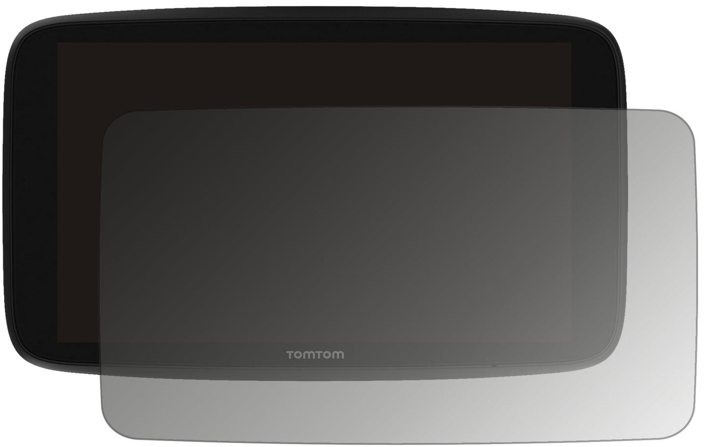 Blickschutzfolie von dipos passend für TomTom GO Discover 6 Zoll, präziser Zuschnitt und blasenfrei montiert