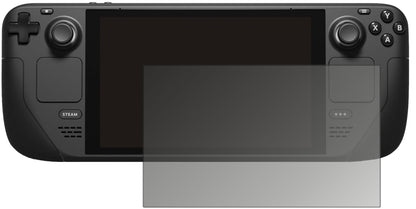 Blickschutzfolie von dipos passend für Valve Steam Deck, präziser Zuschnitt und blasenfrei montiert