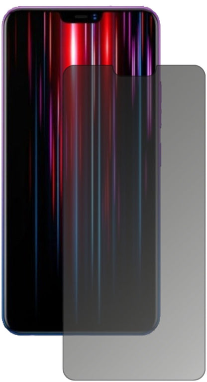 Blickschutzfolie von dipos passend für Vivo Z1 Lite, präziser Zuschnitt und blasenfrei montiert