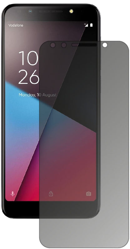 Blickschutzfolie von dipos passend für Vodafone Smart N9 Lite, präziser Zuschnitt und blasenfrei montiert