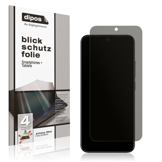 Blickschutzfolie von dipos passend für Xiaomi 13, präziser Zuschnitt und blasenfrei montiert
