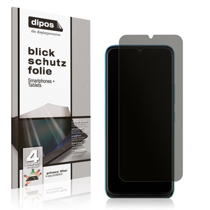 Blickschutzfolie von dipos passend für Xiaomi 14, präziser Zuschnitt und blasenfrei montiert