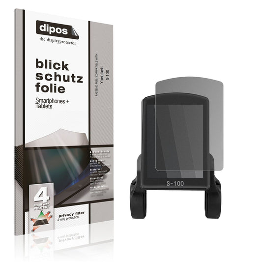 Blickschutzfolie von dipos passend für Yhenlovtt S-100, präziser Zuschnitt und blasenfrei montiert