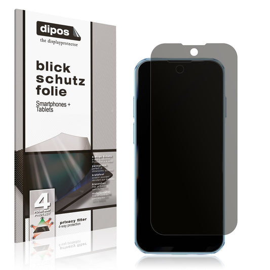Blickschutzfolie von dipos passend für YOHOPE XS19PRO, präziser Zuschnitt und blasenfrei montiert