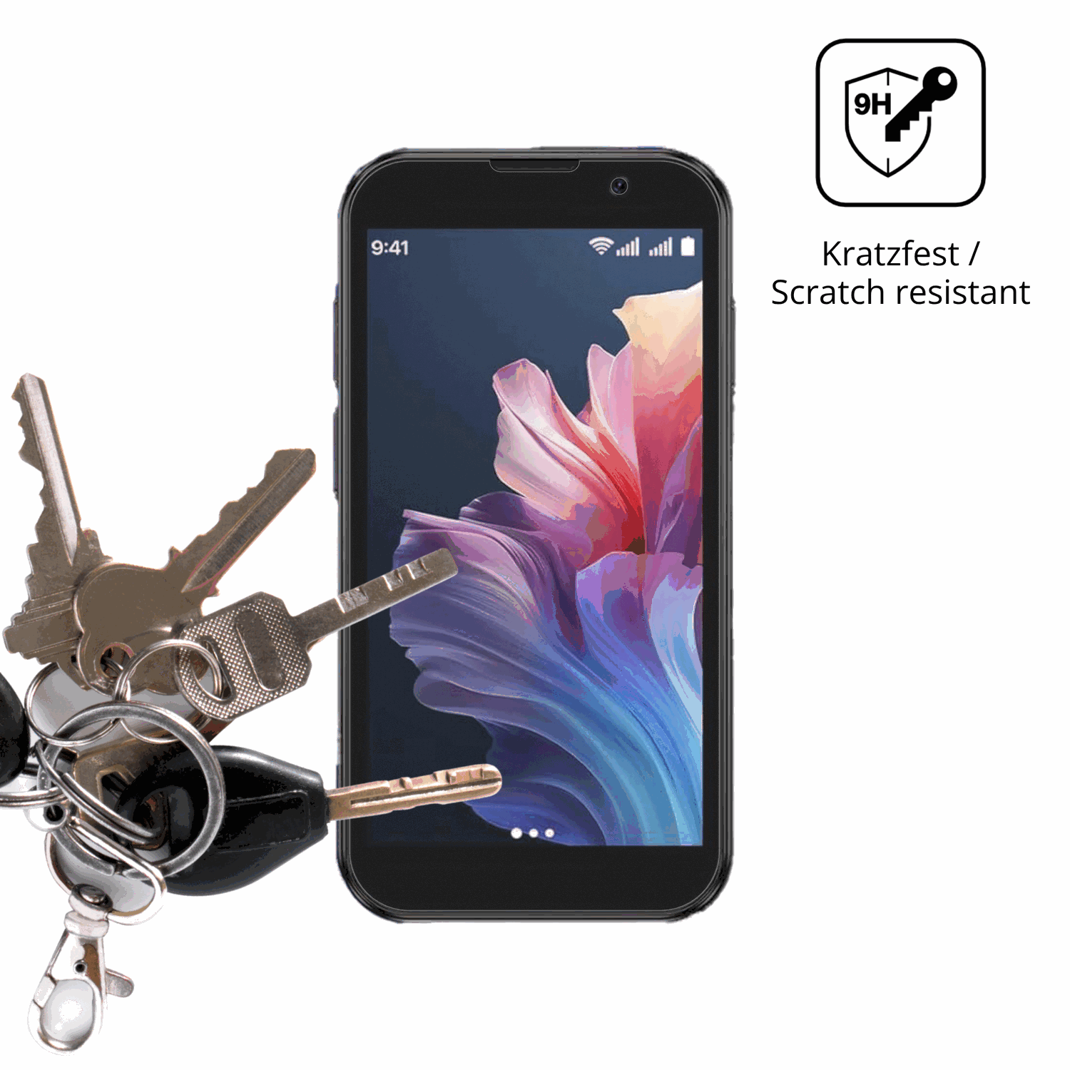 dipos Displayschutz für BLKE S 18 Pro Mini Smartphone, mattierte Oberfläche, robuste Festigkeit und perfekte Passform