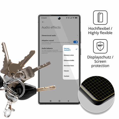 dipos Displayschutz für BLKE S B25, transparente Oberfläche, geringe Dicke und perfekte Passform