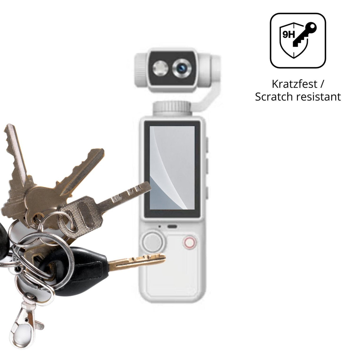 dipos Displayschutz für BLKE S Q8, mattierte Oberfläche, robuste Festigkeit und perfekte Passform