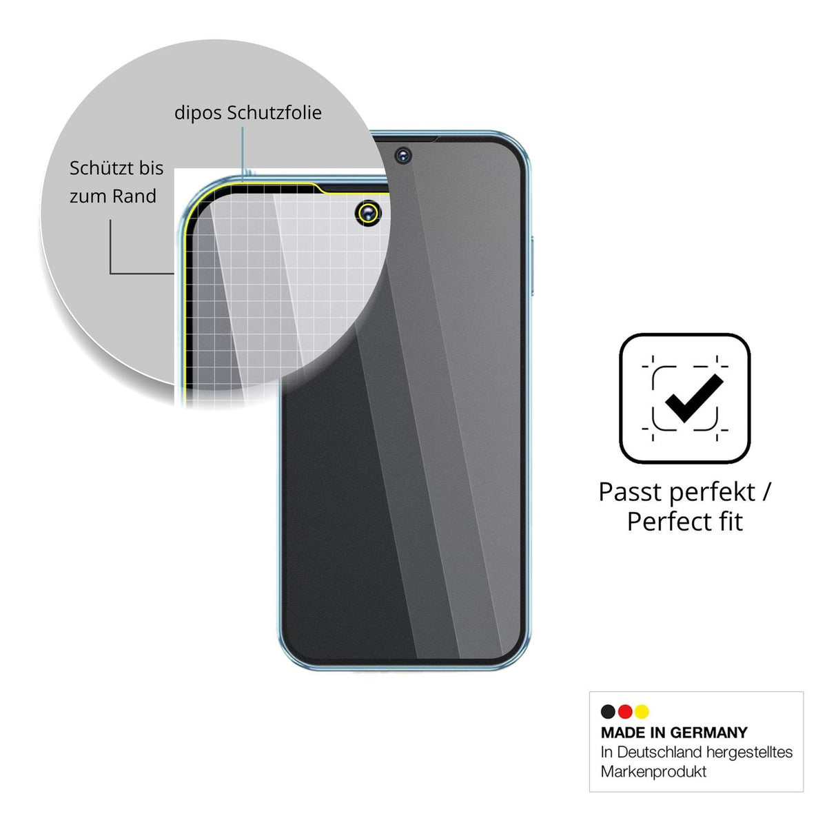 Blickschutzfolie für BLKE BLKE S 4G matt Schutzfolie Privacy
