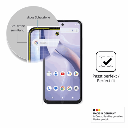 Besonders flexibler Displayschutz mit Anti-Shock-Schicht im Materialmix