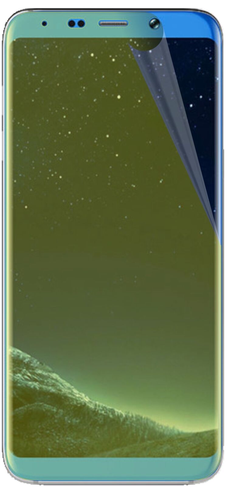 dipos Displayschutz für Bluboo S8+, transparente Oberfläche, geringe Dicke und perfekte Passform
