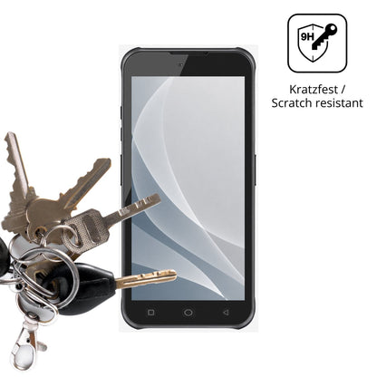 dipos Displayschutz für Bluebird VF550, mattierte Oberfläche, robuste Festigkeit und perfekte Passform
