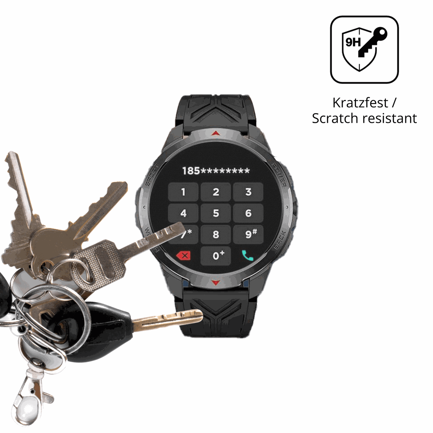 dipos Displayschutz für BOALZETD KT88, mattierte Oberfläche, robuste Festigkeit und perfekte Passform