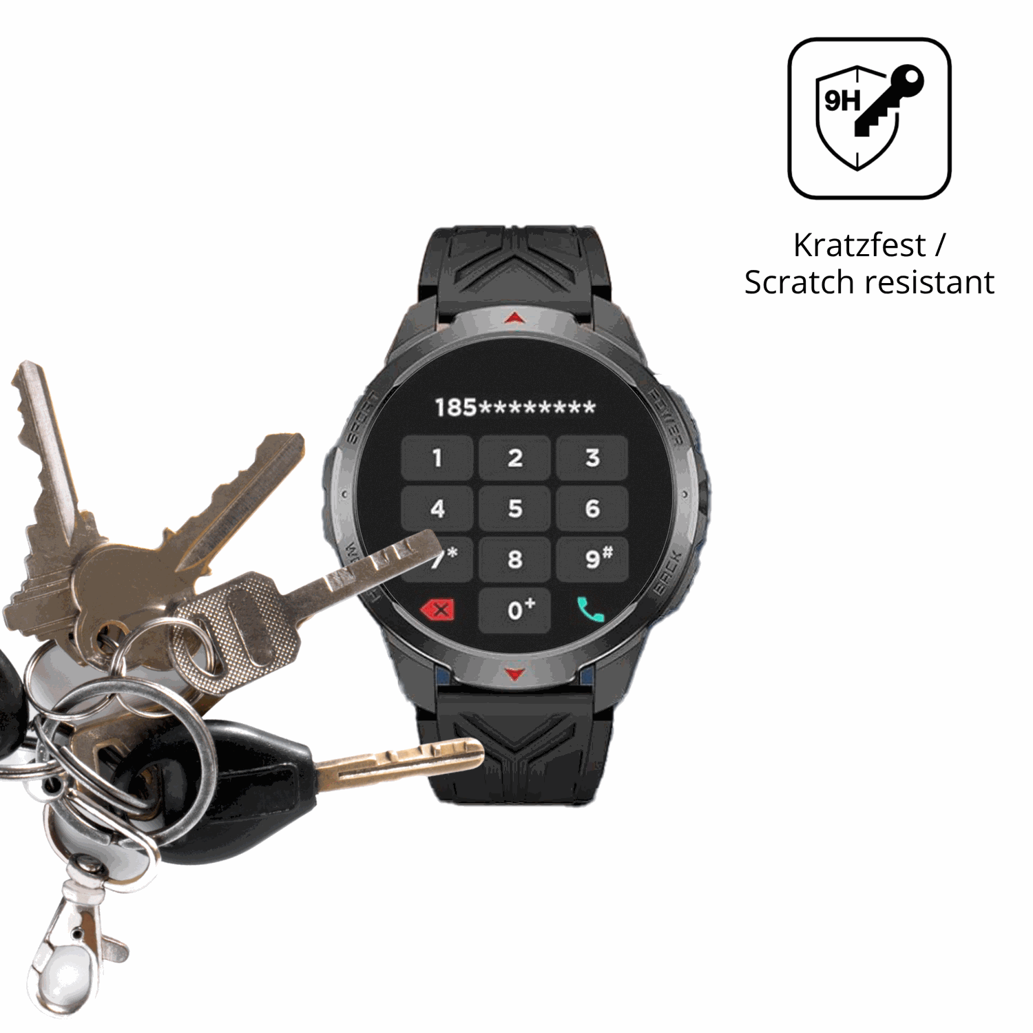 dipos Displayschutz für BOALZETD KT88, mattierte Oberfläche, robuste Festigkeit und perfekte Passform
