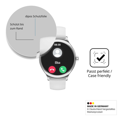 Schutzglasfolie mit optimaler Passform, zur Verwendung mit Hüllen geeignet