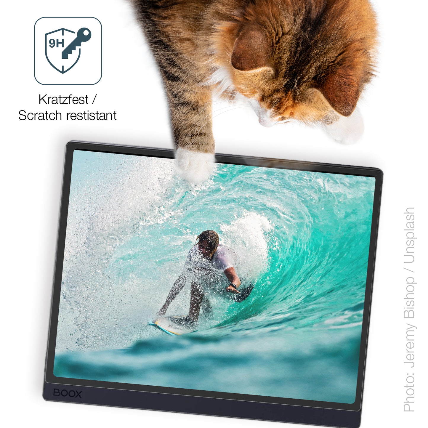 dipos Displayschutz für Boox GO 10.3 ePaper, mattierte Oberfläche, robuste Festigkeit und perfekte Passform