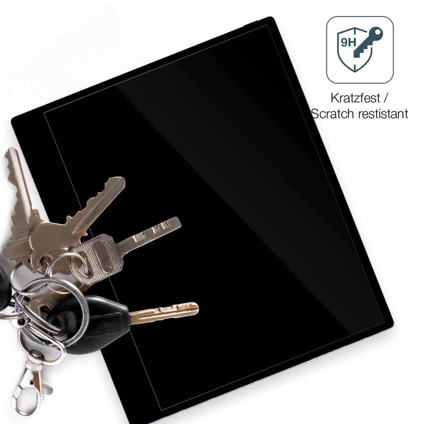 dipos Displayschutz für Boox Tab X C, transparente Oberfläche, perfekte Passform auch für die Rundungen