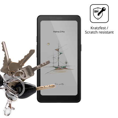 dipos Displayschutz für booxpalma 2 pro, transparente Oberfläche, perfekte Passform auch für die Rundungen