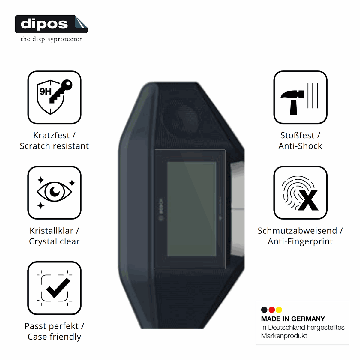 2x 9H Schutzfolie für Bosch Dicentis Wireless Discussion Panzerfolie