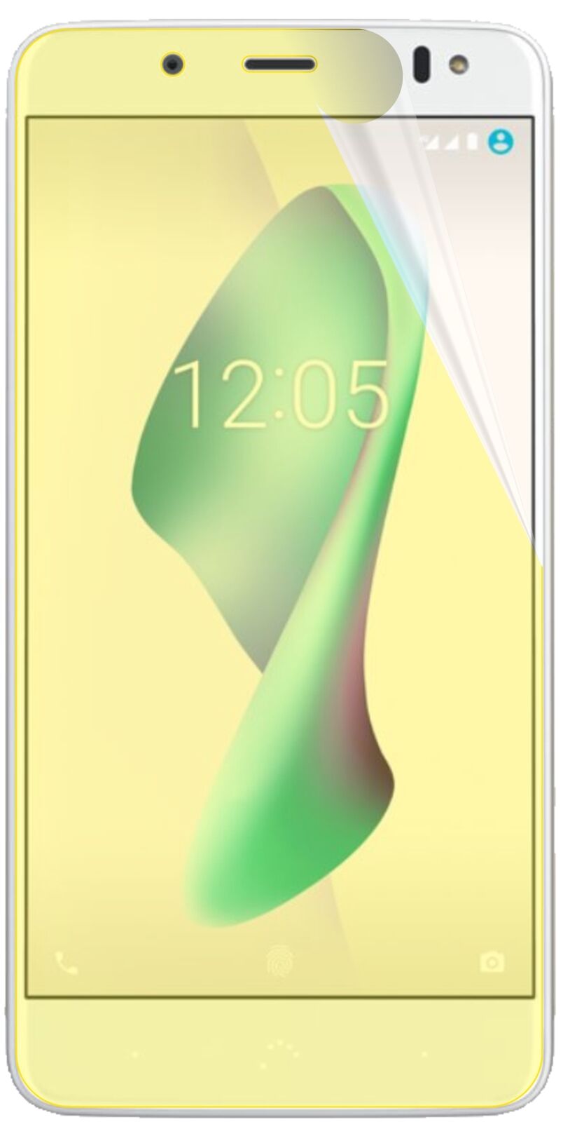 dipos Displayschutz für BQ Aquaris VS Plus, transparente Oberfläche, geringe Dicke und perfekte Passform