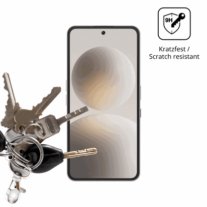 dipos Displayschutz für Brain Natural AI Phone BGX5, mattierte Oberfläche, robuste Festigkeit und perfekte Passform