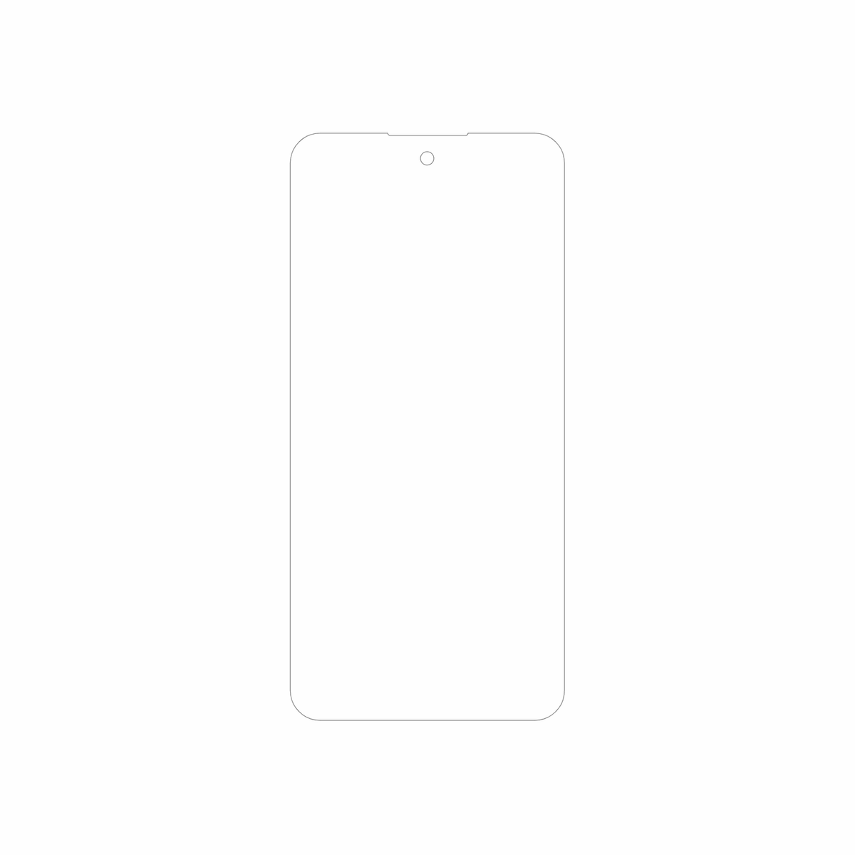 dipos Displayschutz für Brain Natural AI Phone BGX5, mattierte Oberfläche, geringe Dicke und perfekte Passform
