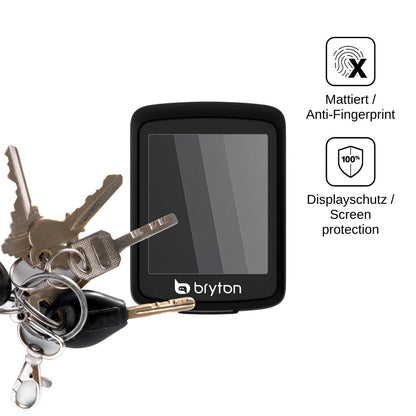 Blickschutzfolie für Bryton Rider E10 matt Schutzfolie Privacy