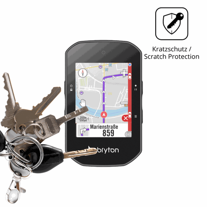4x Schutzfolie matt für Bryton Rider S500 Display-Schutzfolie