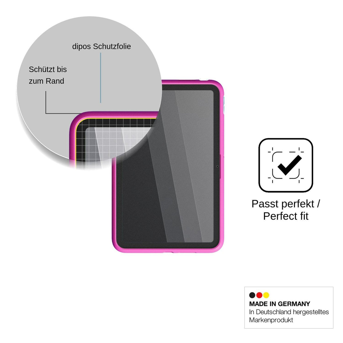 Blickschutzfolie für Amazon Kids Tablet 8.7-inch matt Schutzfolie Privacy
