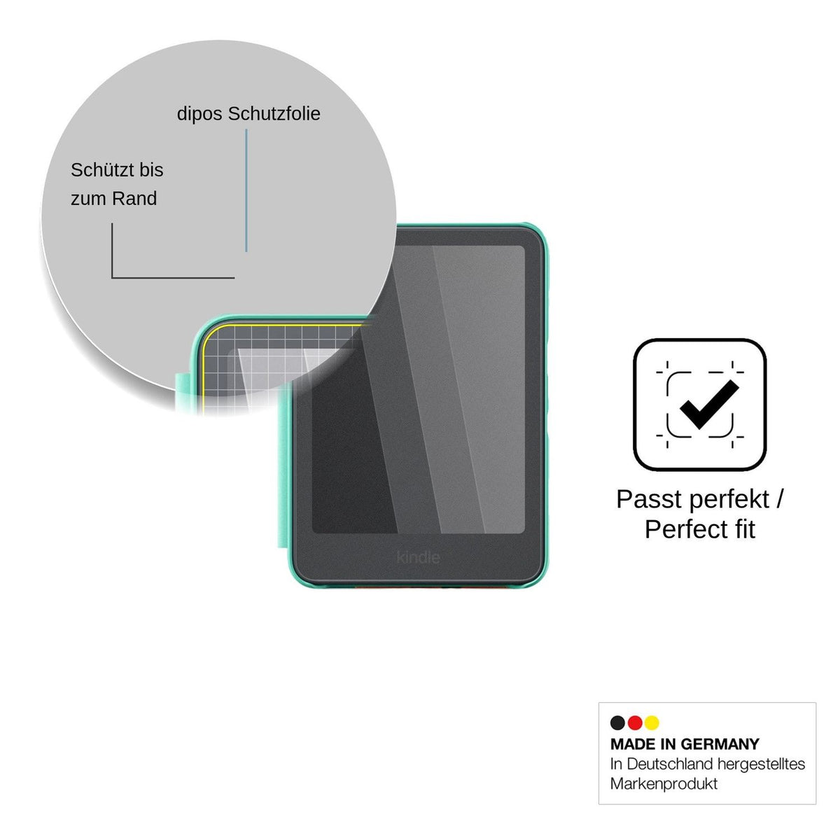 Blickschutzfolie für Amazon Kindle Colorsoft Kids 2026 matt Schutzfolie Privacy