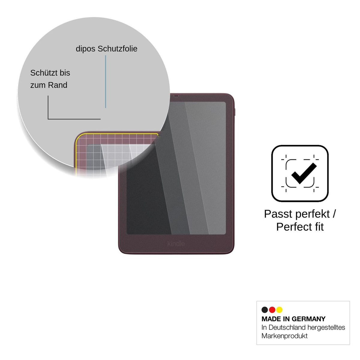 Blickschutzfolie für Amazon Kindle Colorsoft Signature Edition 2026 matt Schutzfolie Privacy