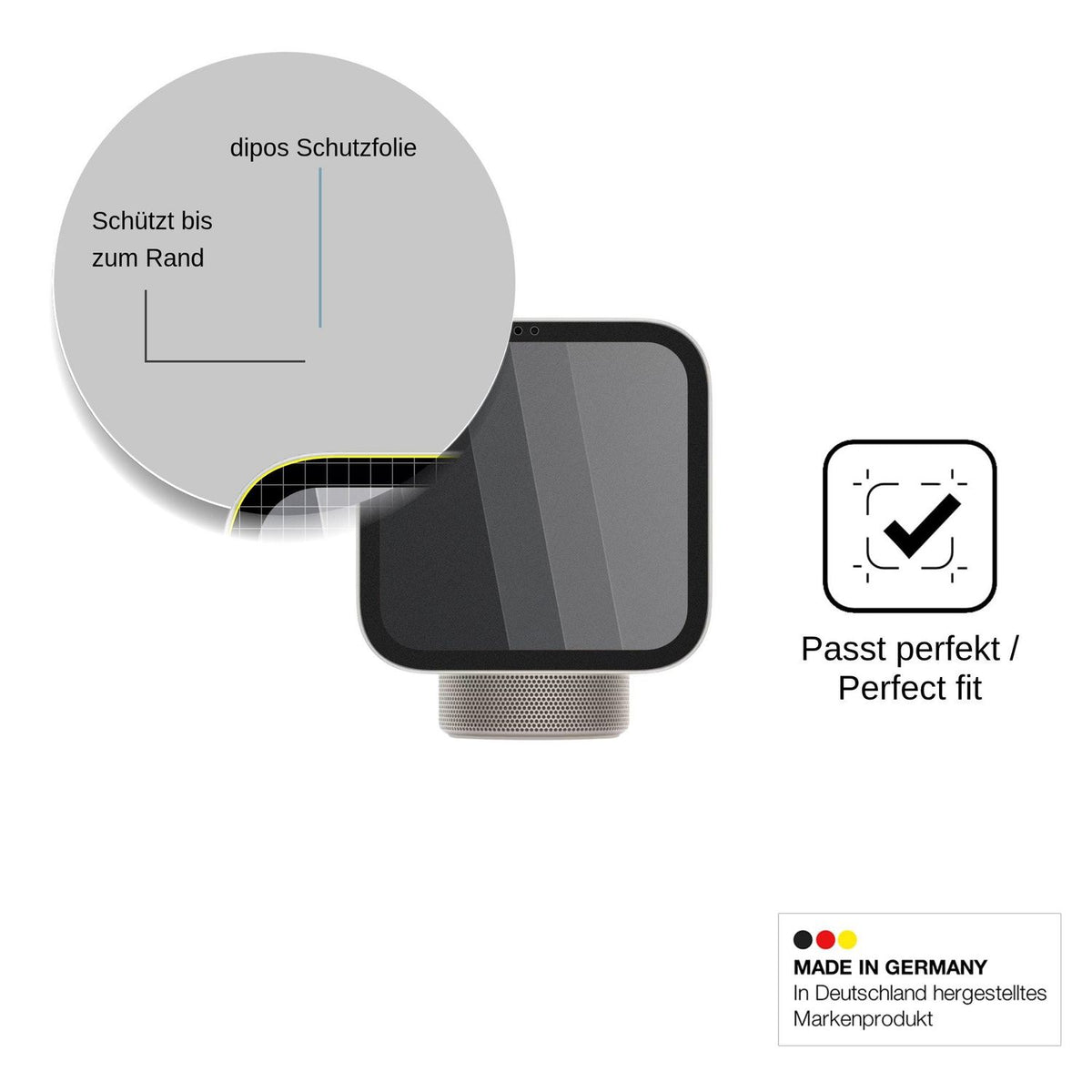 Blickschutzfolie für Apple HomeView matt Schutzfolie Privacy