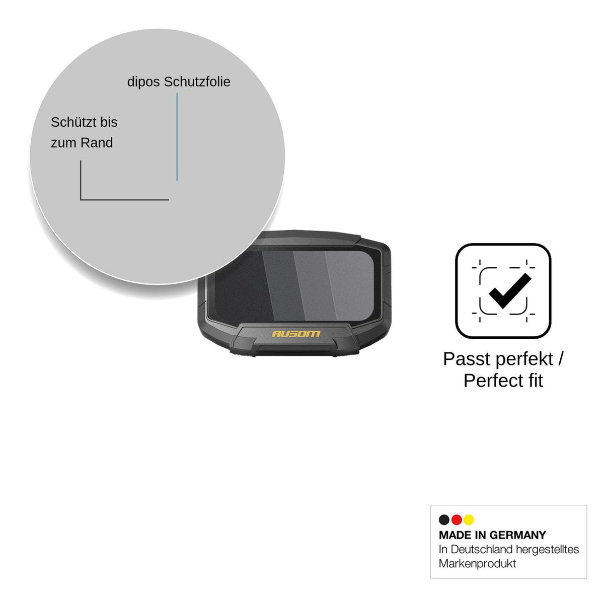 Blickschutzfolie für Ausom Gosoul 2 Pro matt Schutzfolie Privacy