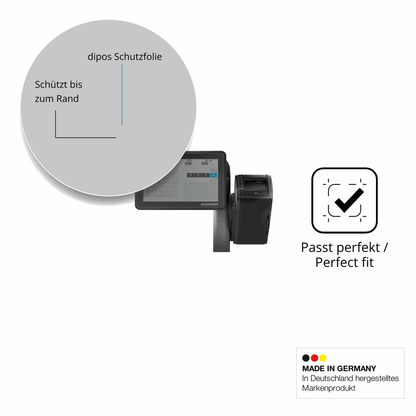 Schutz gegen Kratzer auf dem Bizerba Q1 pro 800 12.1 Zoll Glas durch Schlüssel oder Ähnliches