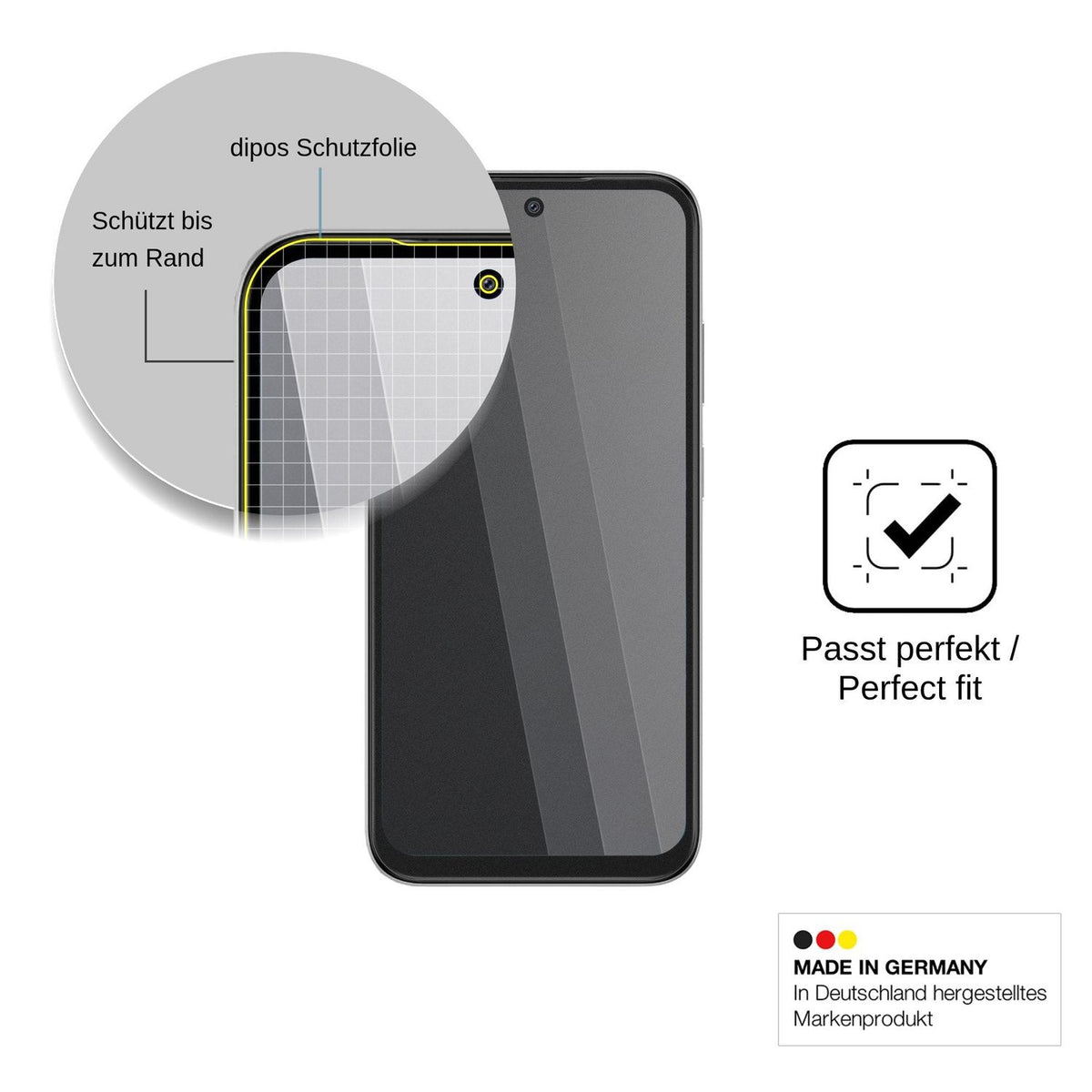 Blickschutzfolie für BLU G96 matt Schutzfolie Privacy