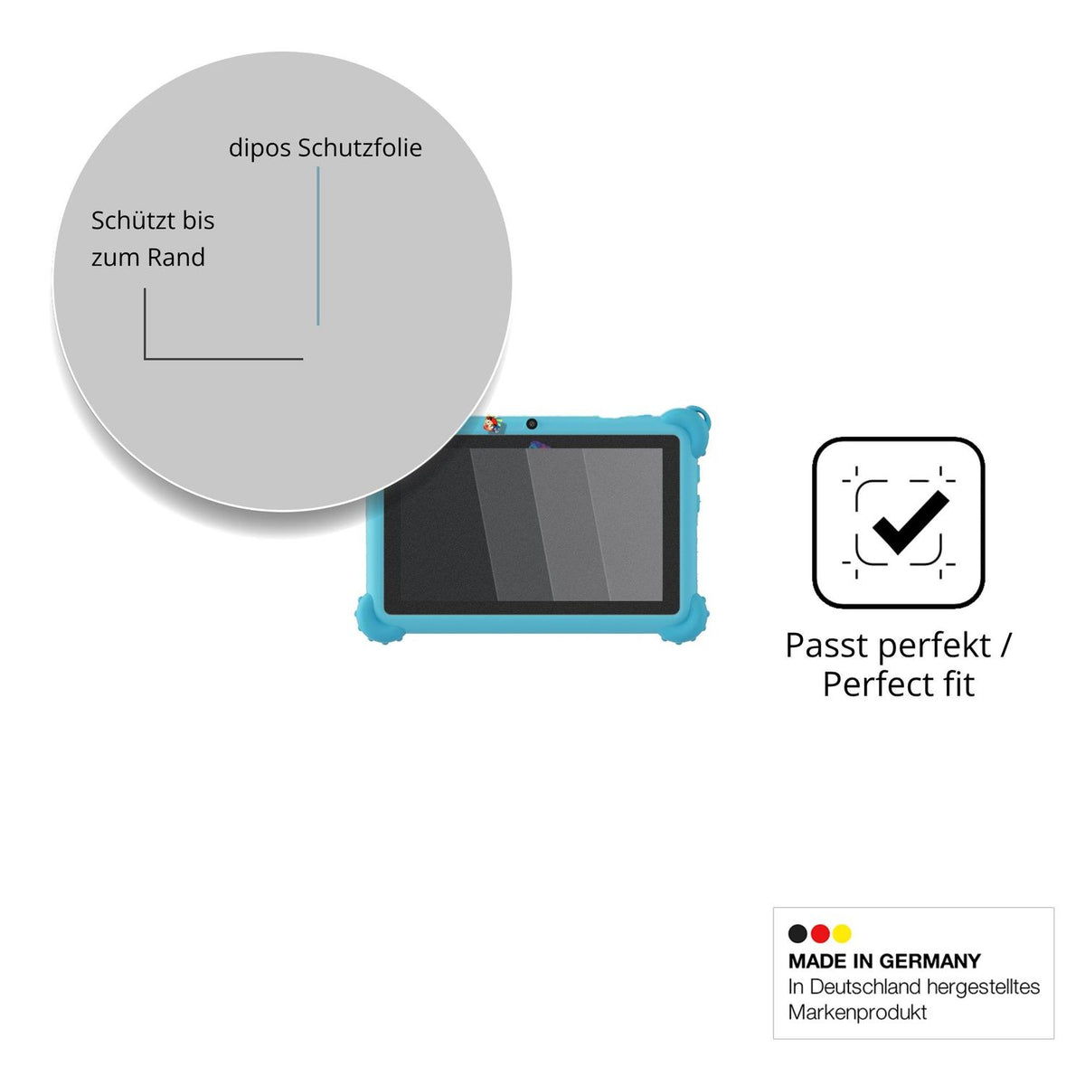 Schutz gegen Kratzer auf dem C idea CM91 Glas durch Schlüssel oder Ähnliches