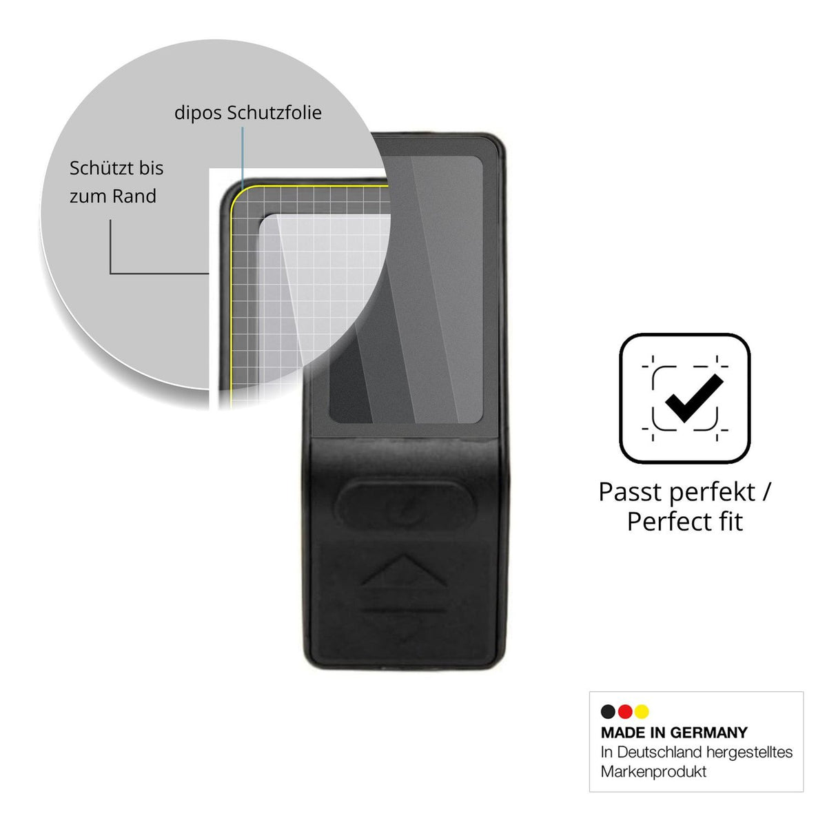 Schutz gegen Kratzer auf dem Cloudpower KT-TF04 Display Glas durch Schlüssel oder Ähnliches