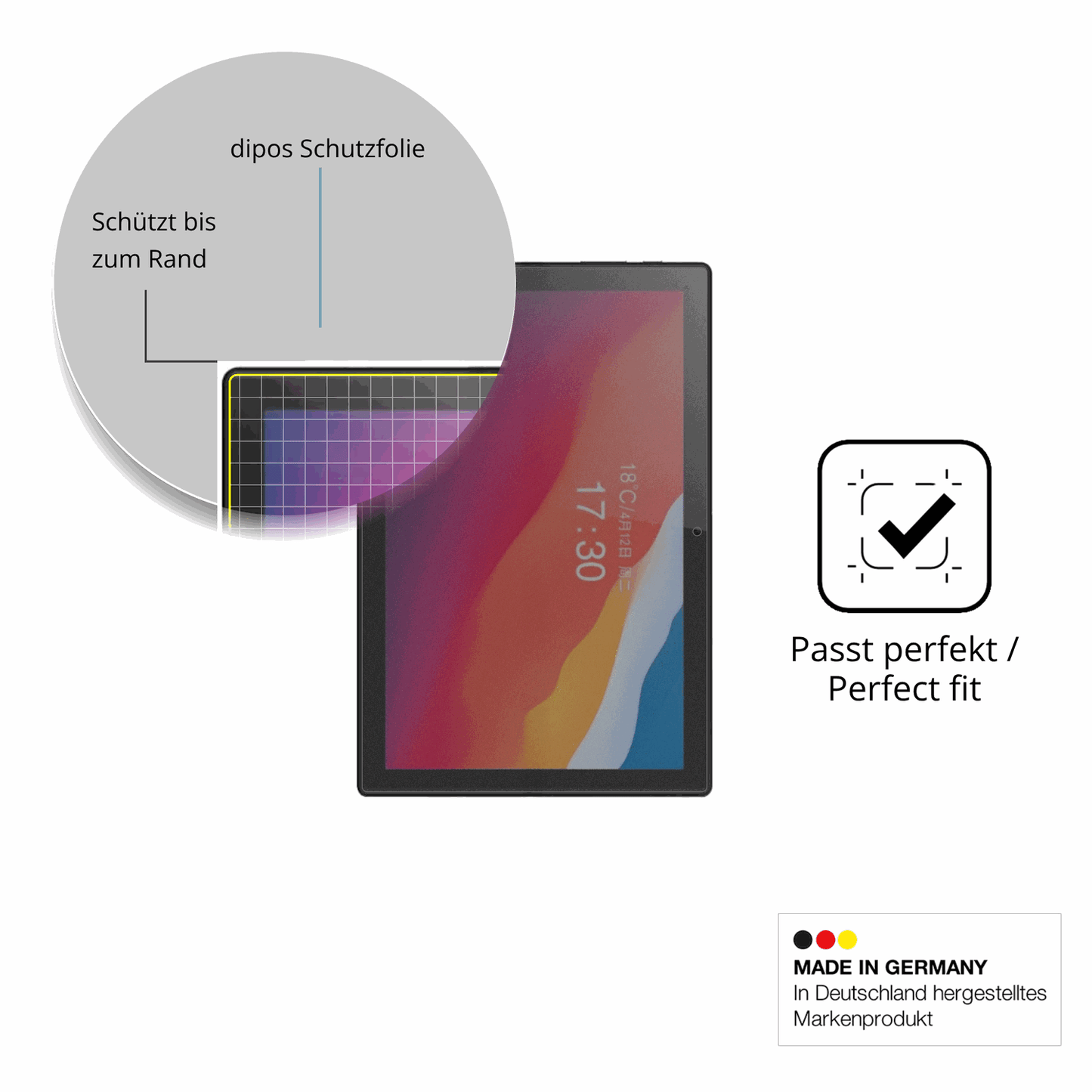 Schutz gegen Kratzer auf dem Crelander T30 Pro Glas durch Schlüssel oder Ähnliches