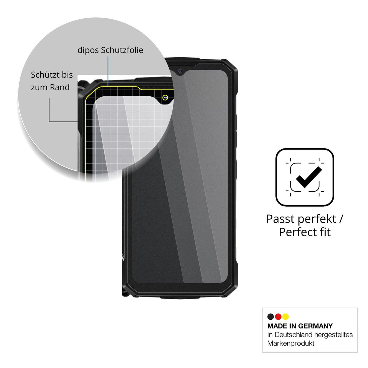 Schutz gegen Kratzer auf dem DOOGEE Fire 5 Glas durch Schlüssel oder Ähnliches