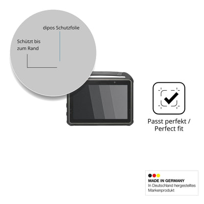 Schutz gegen Kratzer auf dem DT Research DT302RP Glas durch Schlüssel oder Ähnliches