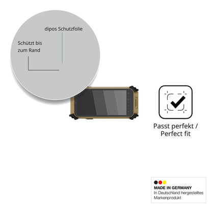 Schutz gegen Kratzer auf dem DT Research DT361DM Glas durch Schlüssel oder Ähnliches