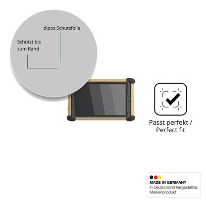Schutz gegen Kratzer auf dem DT Research DT381RP Glas durch Schlüssel oder Ähnliches