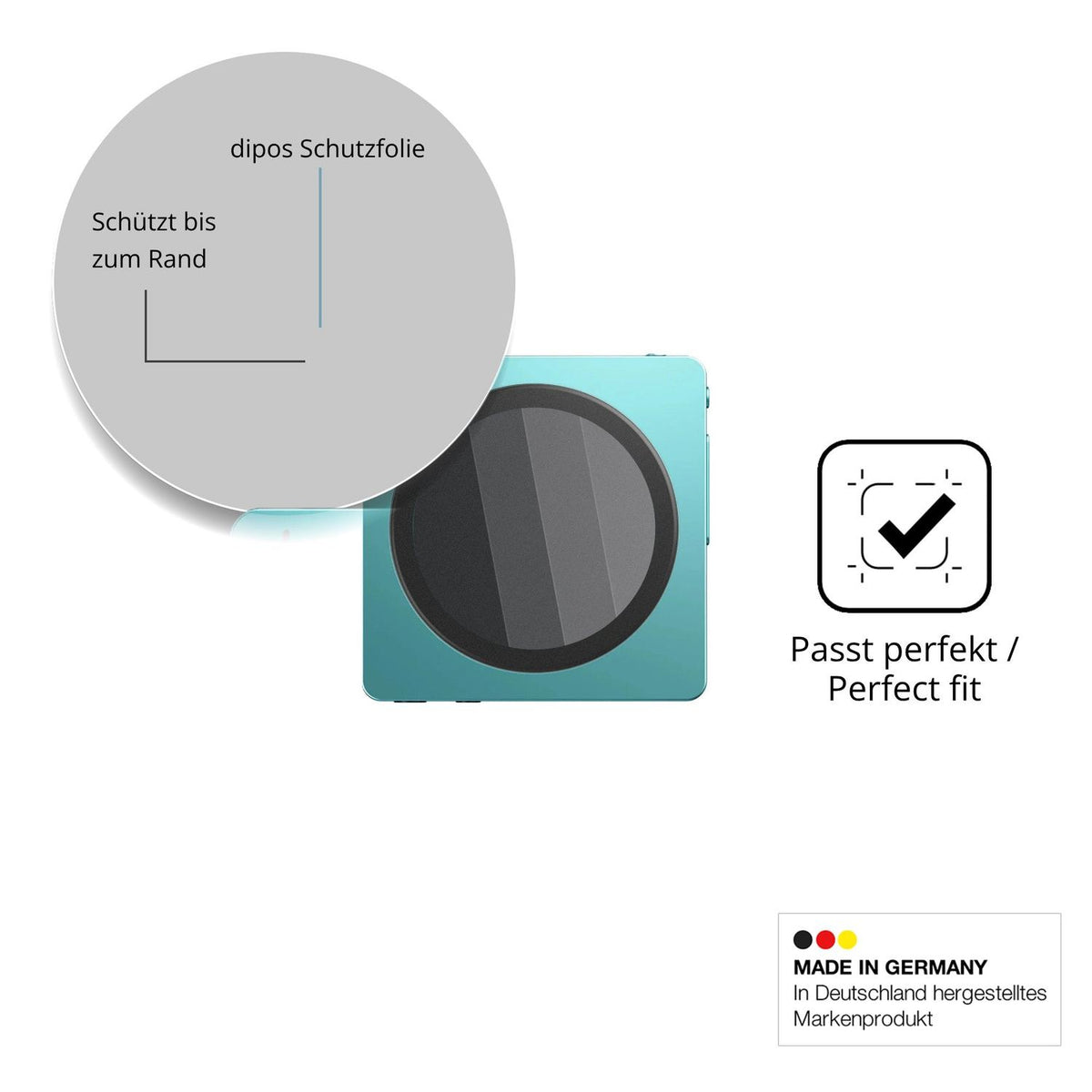 Schutz gegen Kratzer auf dem FiiO SnowSky Disc Glas durch Schlüssel oder Ähnliches