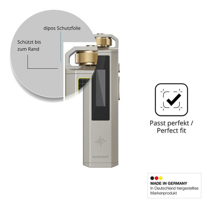 Schutz gegen Kratzer auf dem FiiO SnowSky Echo Nano Glas durch Schlüssel oder Ähnliches